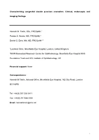 Characterizing the Lacrimal Punctum Using Anterior Segment Optical Coherence Tomography