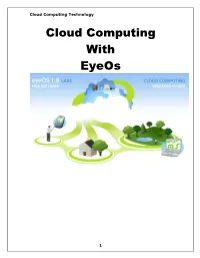Cloud Computing with Eyeos