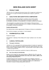 New Zealand Data Sheet