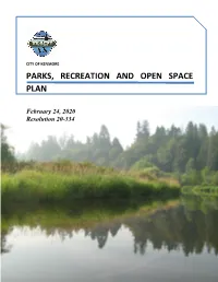 Parks, Recreation and Open Space Plan