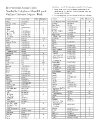Instructions on How to Use the Toll-Free Phone Numbers