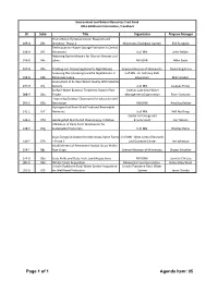 Of 1 Agenda Item: 05 ENRTF ID: 009-A / Subd