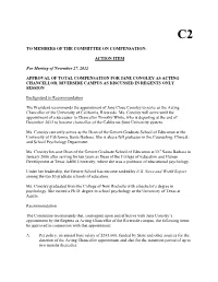ACTION ITEM for Meeting of November 27, 2012 APPROVAL OF