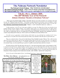 The Nehrenz Network Newsletter