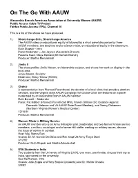 AAUW on the Go History