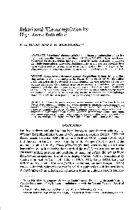 Behavioural Thermoregulation by High Arctic Butterflies*