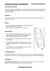 Chase Down Layups - Shooting Drill
