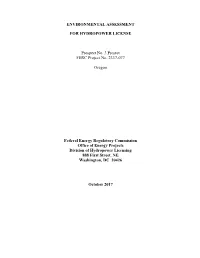 FERC Project No. 2337-077
