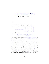 On the Vandermonde Matrix