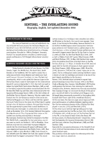 Sentinel Bio 2017 English.Indd