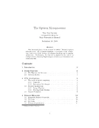 The Opteron Microprocessor
