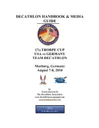 Decathlon Handbook & Media Guide