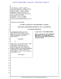 Declaration of Stephen Helsley in Support of Motion for Preliminary Injunction
