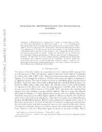HOM-GROUPS, REPRESENTATIONS and HOMOLOGICAL ALGEBRA 3 of These Two Diﬀerent Objects