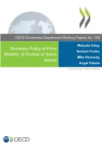 Monetary Policy at Price Stability: a Review of Some Issues