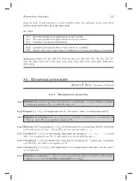 8.4 Exceptional Polynomials