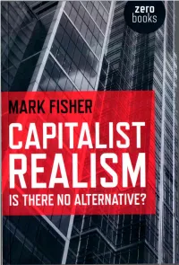 Capitalist Realism As Dreamwork and Memory Disorder 54