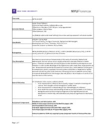 Class Code ARTH-‐UA 9307 Instructor Details Name: Bruce Edelstein