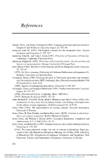 Dresher 2009 Chapter10 References