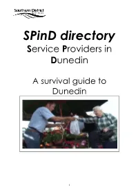 Spind Directory Service Providers in Dunedin