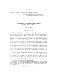 The Photodisintegration of Deuteron by Radium Gamma Rcays