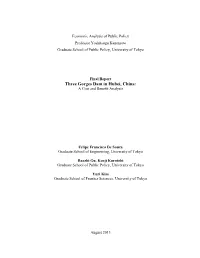 Three Gorges Dam in Hubei, China: a Cost and Benefit Analysis