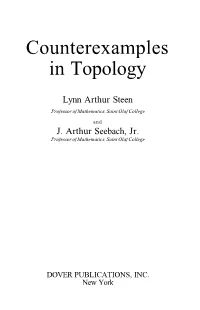 Counterexamples in Topology