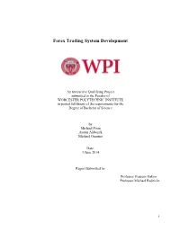 Forex Trading System Development