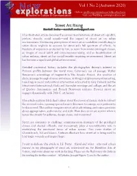 Street Art Rising Marshall Soules—Marshall.Soules@Gmail.Com