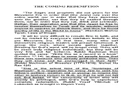 The Coming Redemption ... the Prophecies on the Mashiach