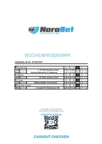 Wochenprogramm