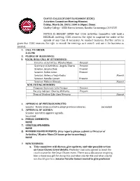 Activities March 26, 2021