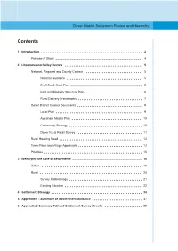 Dover District Settlement Review Hierarchy Review