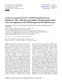 Long-Term Assessment of the CALIPSO Imaging Infrared Radiometer (IIR) Calibration and Stability Through Simulated and Observed C