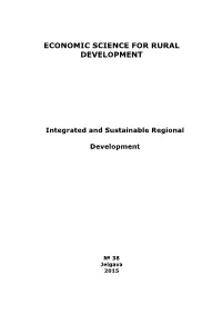 Economic Science for Rural Development