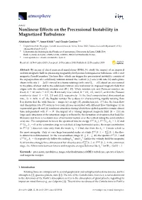 Nonlinear Effects on the Precessional Instability in Magnetized Turbulence