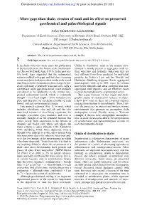 Gaps Than Shale: Erosion of Mud and Its Effect on Preserved Geochemical and Palaeobiological Signals