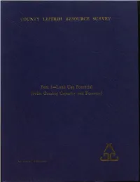 Soils, Grazing Capacity and Forestry)