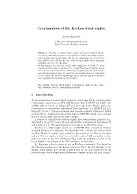Cryptanalysis of the Keeloq Block Cipher