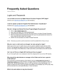 Frequently Asked Questions
