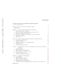 Lectures on Lattices and Locally Symmetric Spaces
