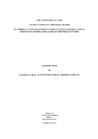 Memorandum of Association