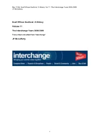 Scott Wilson Scotland: a History Volume 11 the Interchange Years