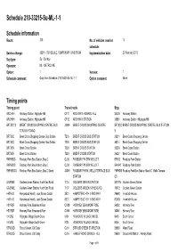 Standard Schedule 210-33215-Su-ML-1-1