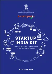 STARTUP INDIA KIT Starter Kit for Budding Entrepreneurs, Visionaries, and Dreamers!