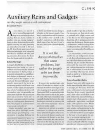 Auxiliary Reins and Gadgets Are They Useful Devices Or Evil Contraptions?