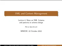 XML and Content Management
