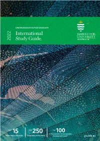 2022 International Study Guide Is Published by Marketing, James Cook University, 2021