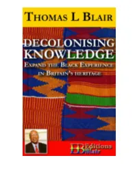 Decolonising Knowledge
