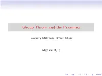 Group Theory and the Pyraminx